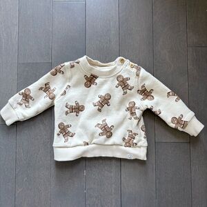 Carter’s Gingerbread Patterned Sweatshirt, 6M